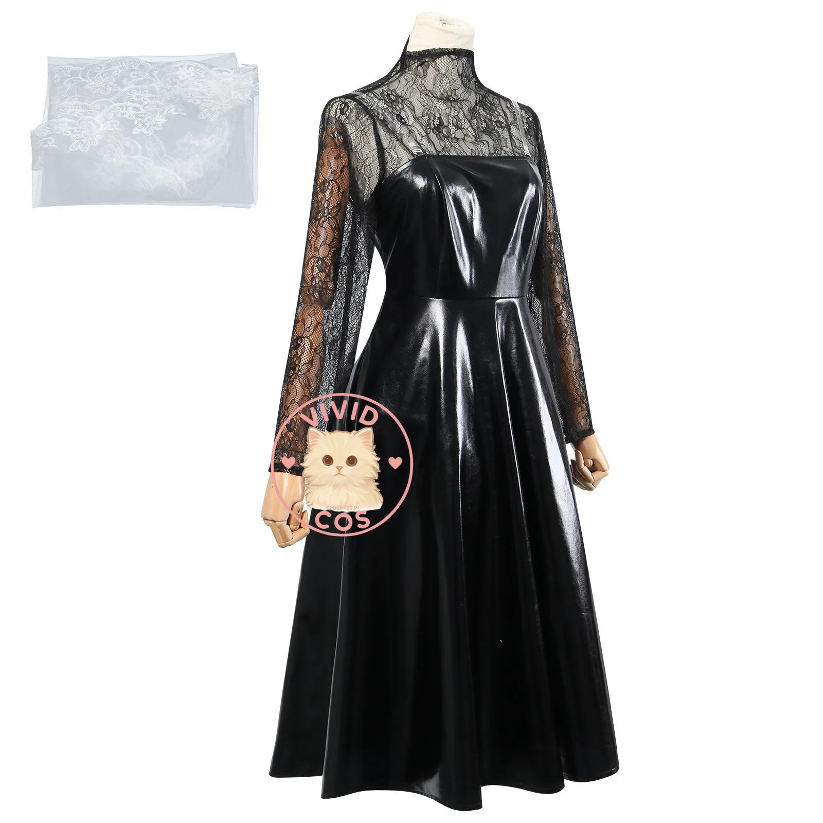 Sakamoto Days-Disfraz de Cosplay de la nueva serie de Anime Daifo Manga, juego de rol bidimensional como personajes, vestido negro