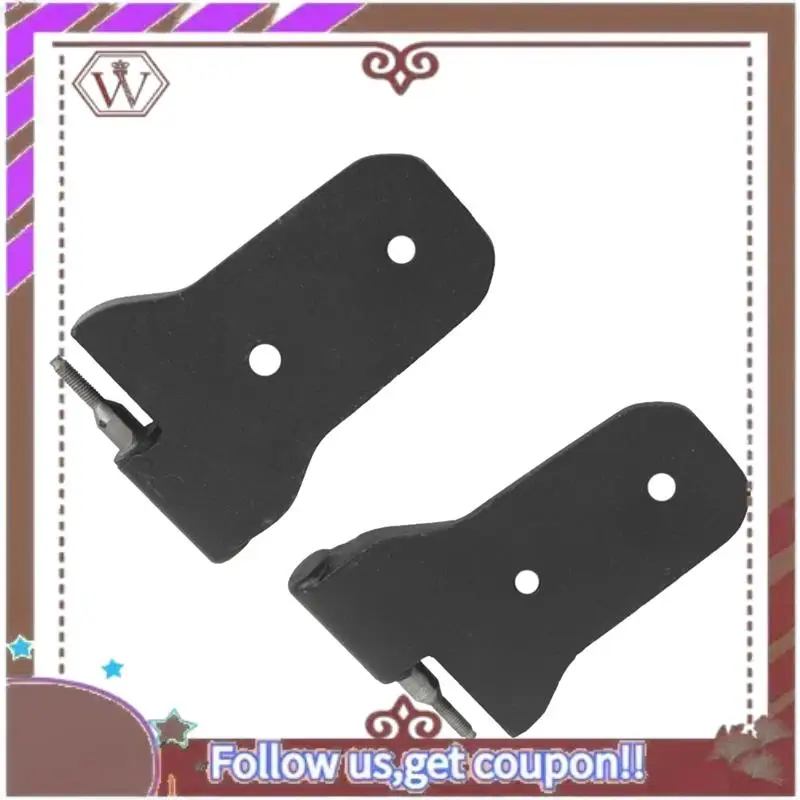 

A57E-1Set/8Pcs Car Door Hinge Kit Replacement Parts For Jeep Wrangler JL 4DR 2018+ Body Hinges Cover Trim Long Top And Short Bot