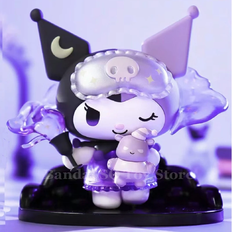 Prawdziwa figurka Sanrio Kuromi z serii zabójstw wilkołaków figurka Anime Halloween kolekcja modeli posąg Pvc lalka zabawka prezent