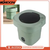 Foldable Washing Machine High Speed 6.5L Large Capacity Soft Semi Spin Drying Foldable Washing Machine Folding Washing Machine