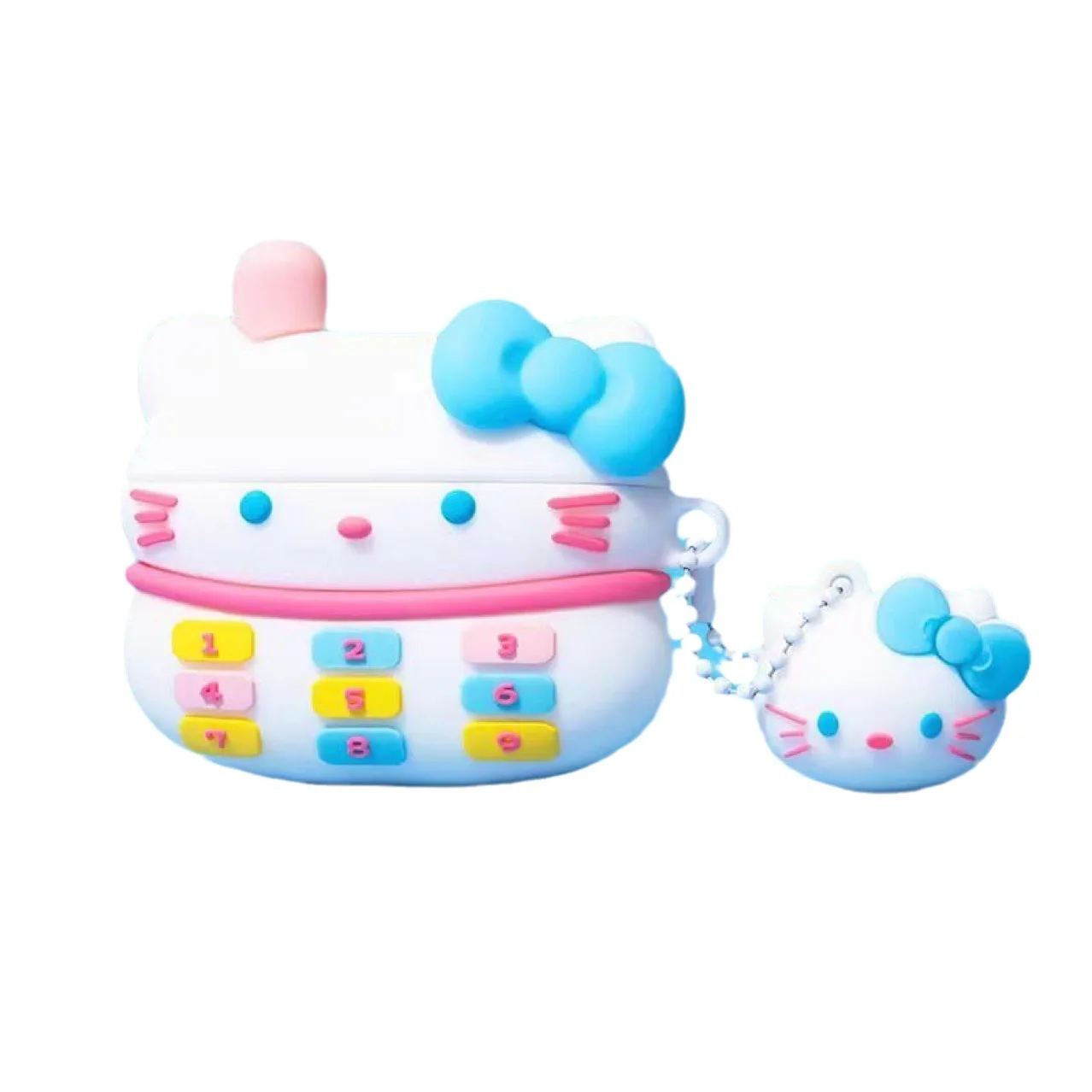 Coque de téléphone KT TEL en Silicone souple, dessin animé 3D, pour Apple Airpods 4 1 2 3, housse de protection pour écouteurs AirPods Pro2 2ème