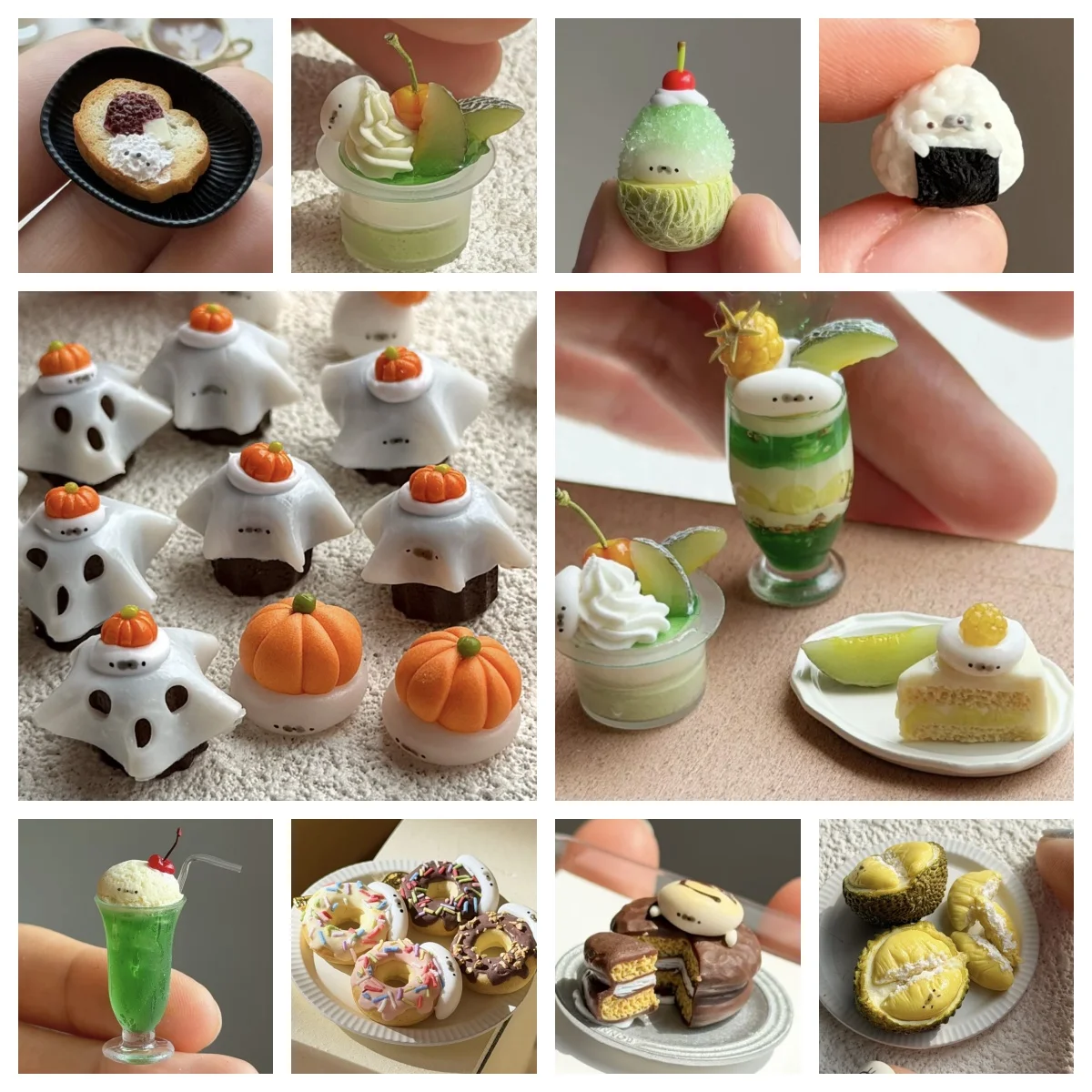 conjunto-de-comida-em-miniatura-exclusivo-e-feito-a-mao-parfait-de-morango-donut-chocolate-bebida-de-banana-decoracao-realista-para-cozinha-de-brinquedo-bjd