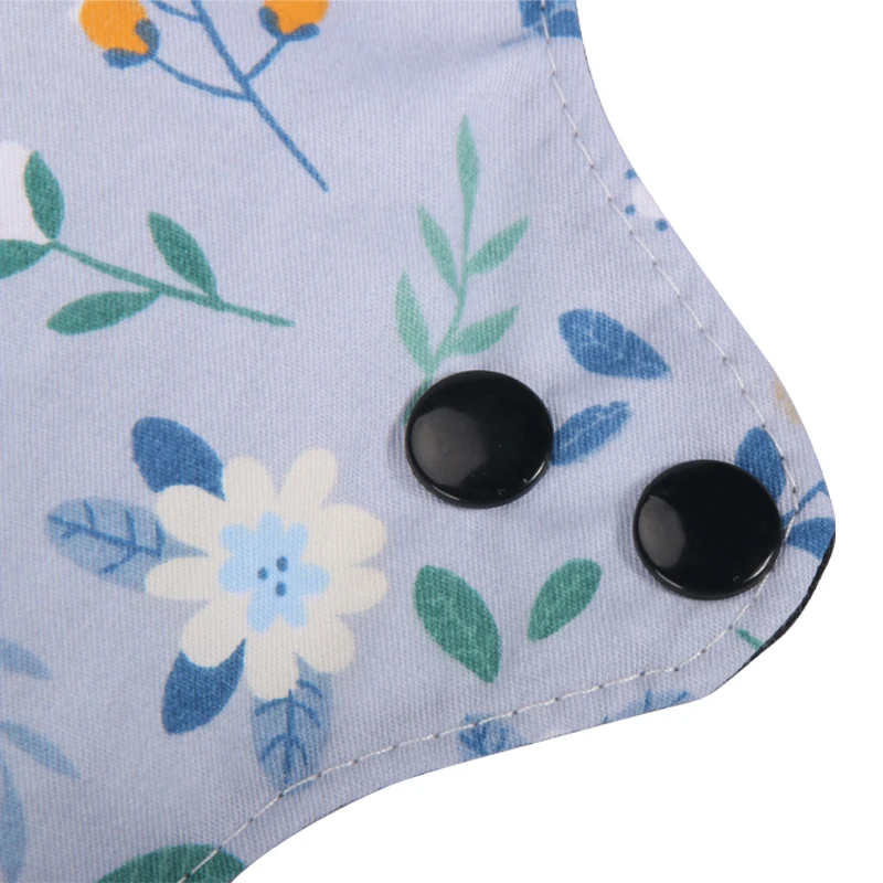 [AIO] Flowers Leaves Printed Cotton Menstrual Gaskets Lady Washable Mom Reusable Postpartum Nursing Pad Absorbent Hygiene Napkin