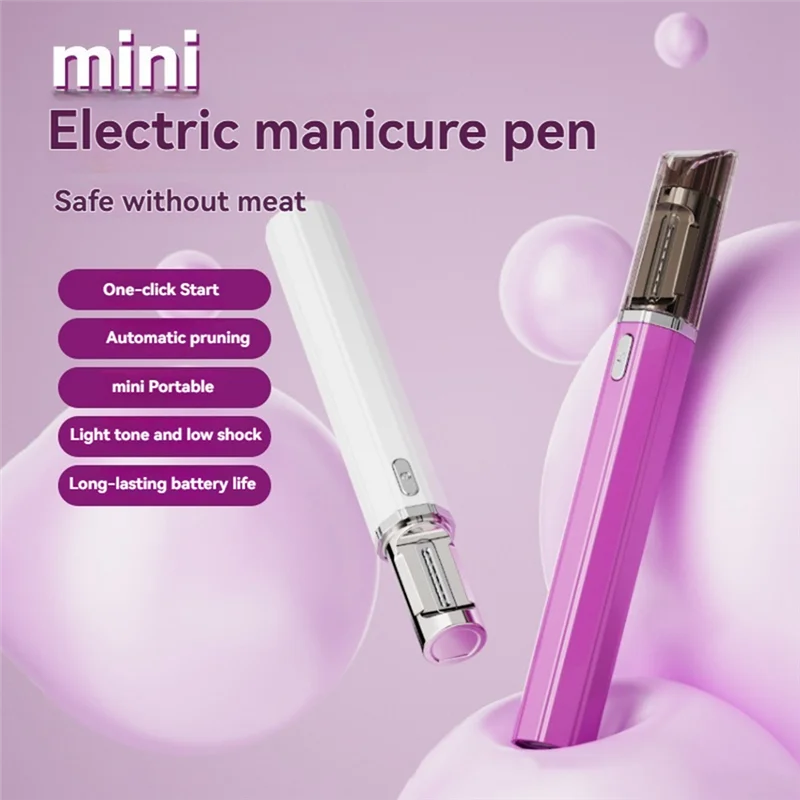 ABFY-Electric Nail Clippers Sharpener USB Rechargeable Safe For Babies To Adults Ideal Gift