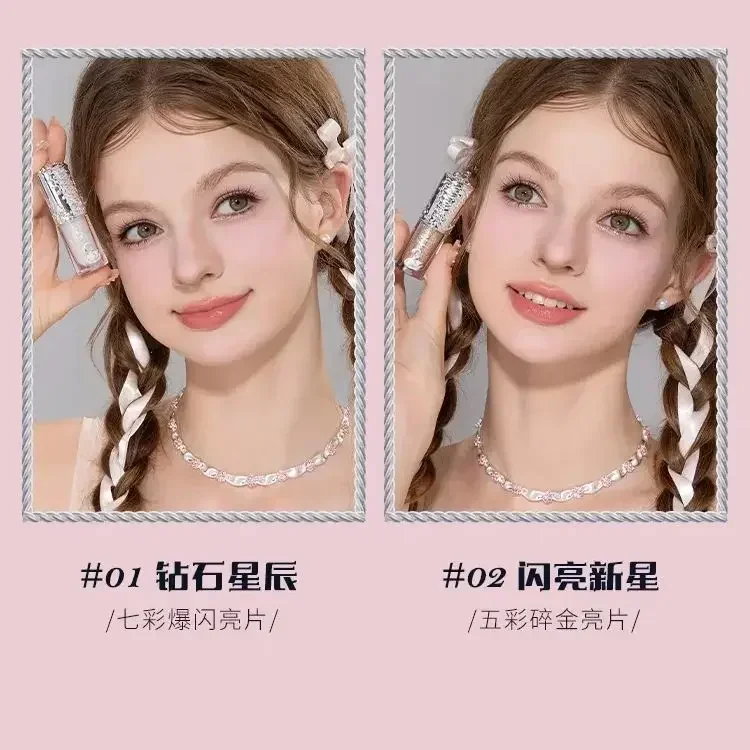 Flower Knows Swan Ballet Liquid Eyeshadow Pearly Fine Sparkling Sequins