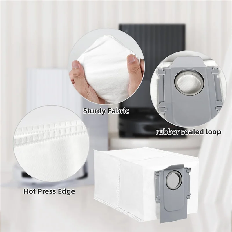 A24P 20PCS Mop Padsฝุ่นสําหรับRoborock Q Revo S/Q Revo Pro/Q Revo Maxv/Q Revo Master/Q Revo Plus/Q Revo Curvอะไหล่สูญญากาศ