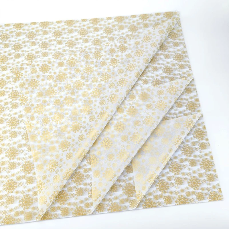 Wholesale Custom Gift Packing Paper Printed Logo Wrapping Paper Tissue Paper With Gold Logo Clothes Packaging Paper