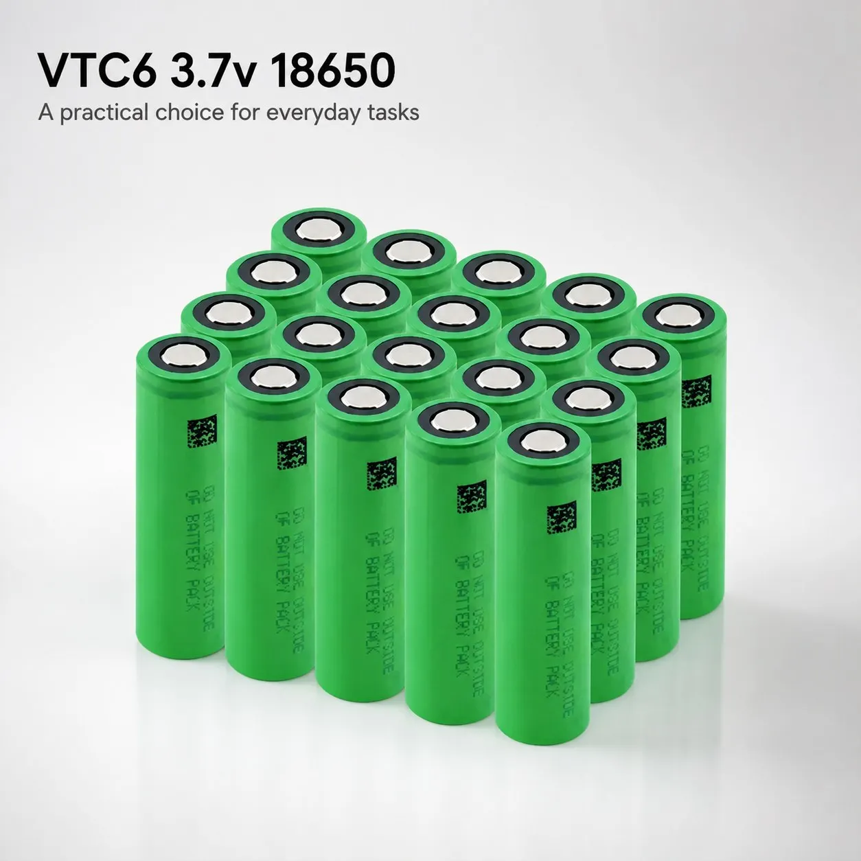 VTC6 3.7V 3000mAh 18650 Li-Ion Rechargeable Cell Battery for Pack Flashlight Toy Repair Multi Quantity Fit Check Before Ordering