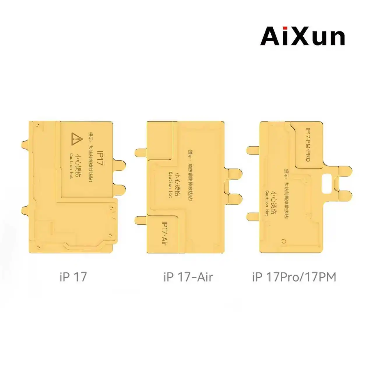 JC Aixun IHeater Intelligent Desoldering Station for IPhone X- 17 Pro Max Chip CPU Fixture Motherboard Layered Heating Platform