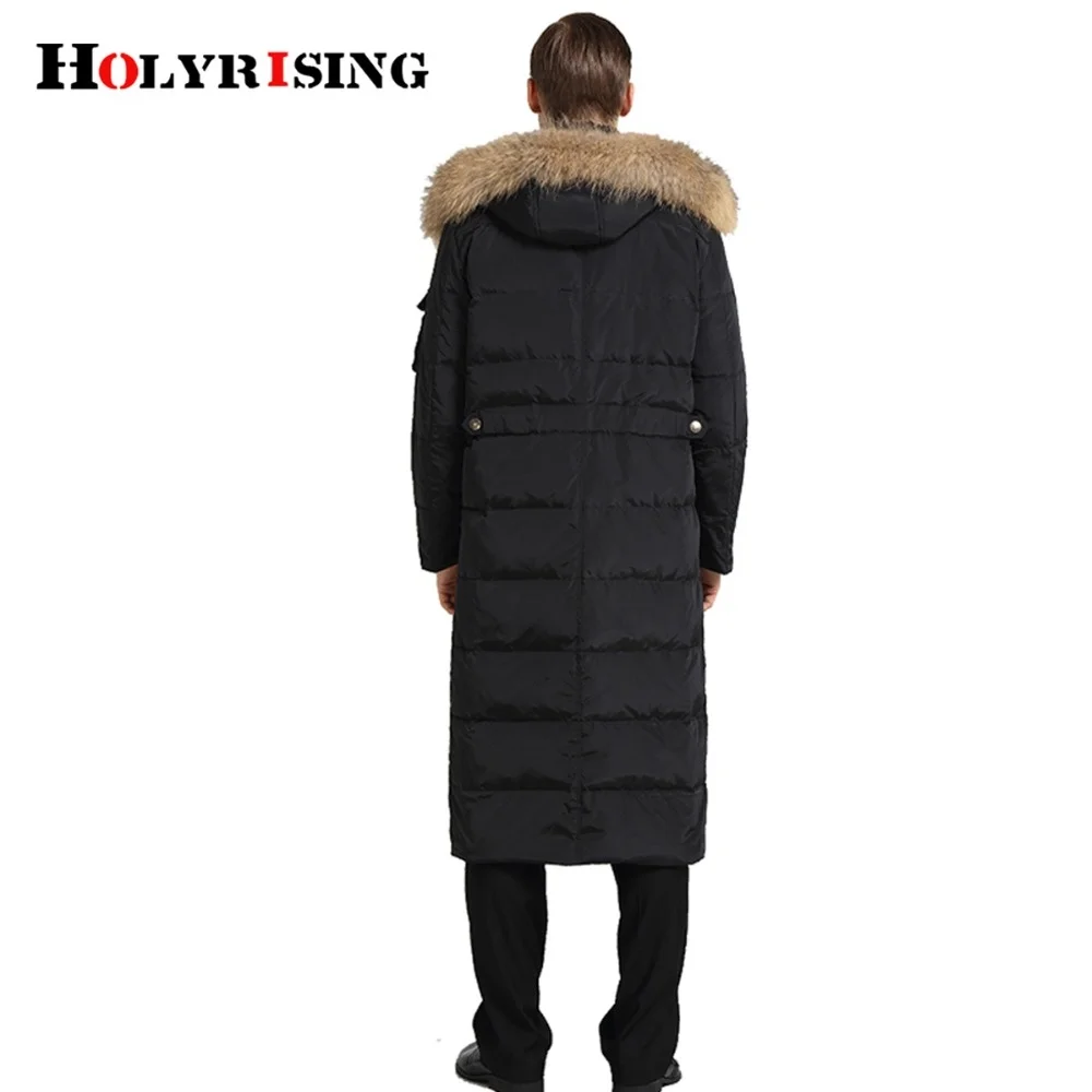 luxury men down jacket hooded coat for warm abrigo hombre s casaco homem winter clothes 18226 Holyrising