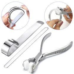DIY Cuff Bangles Ring Making Tool Set Stainless Steel Bend Plier Leverage Hand Making Jewelry Tool