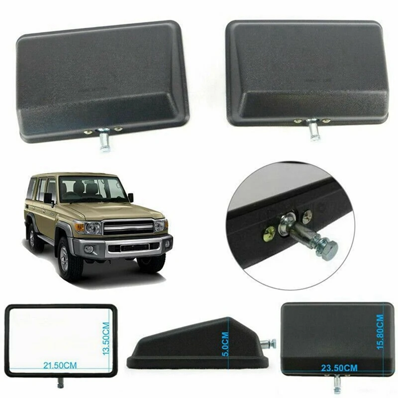 

Rear View Mirror Door Pillar Mirror Car For Toyota Landcruiser Landcruiser 70 75 78 Hilux Ute