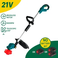 Brushless Electric Lawn Mower 28000RPM Cordless Grass Trimmer Length Adjustable Cutter Garden Tools Can use Makita 18V & A