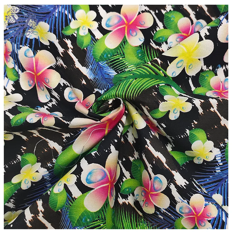 

Factory Wholesale Organic Woven Digital Printing Stock Cotton Twill Fabric Floral Printed 100% Cotton Fabric