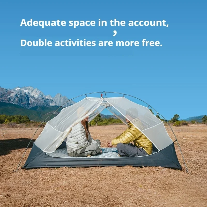 UL Tent 1-2 Person Ultralight 15D Nylon Rainproof Double Layer Camping Outdoor Hiking Backpacking Cycling Tent