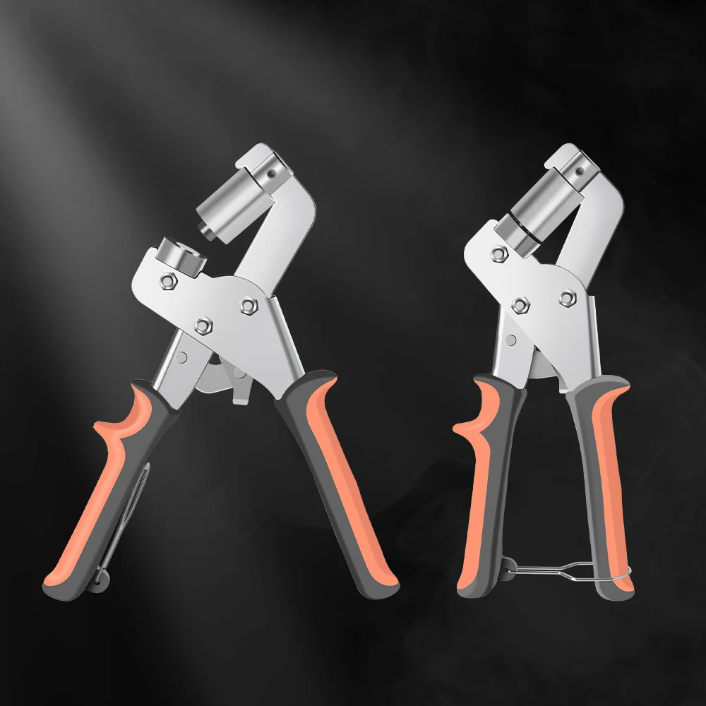 Ösen-Ösen-Zangen-Set, Hand-Lochstanzer, Metall-Luftloch-Nietzange, Ösen-Installationswerkzeug, 3/8 Zoll, 10 mm
