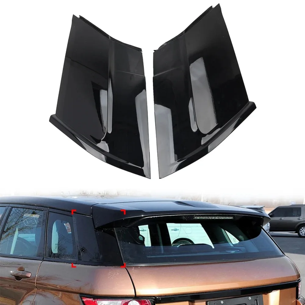 

1Pcs D Pillar Panel Window Molding Trim Exterior Accessories LR048706 LR048703 For Range Rover Evoque 2011-2017 ABS Glossy Black