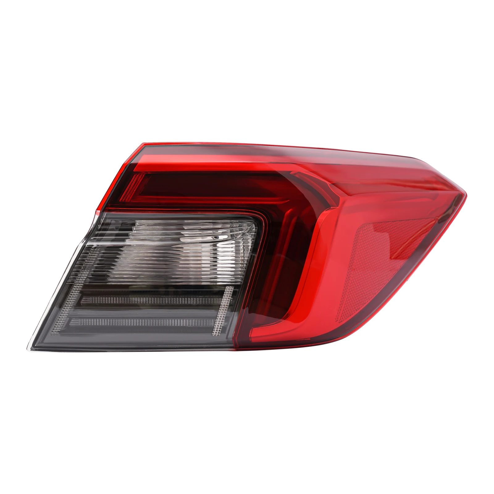 Sedan Rear Signal Lamp Unit, Right Tail Light, ABS Acrylic Red Clear Lens Black Housing 12V LED Right Tail Light, Right Tail Light 2022 Four-door Sedan Passenger Side Rear Direct Replacement Lamp