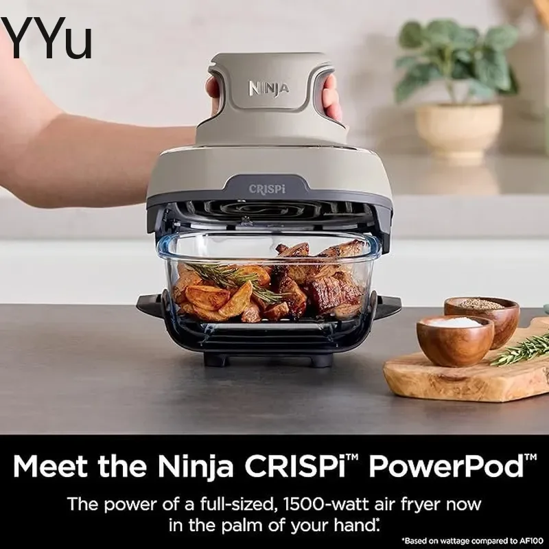 for Amazon 1500W Smart Air Fryer Oven High Power Visual Air Circulation Microwave Combo Kitchen Appliance