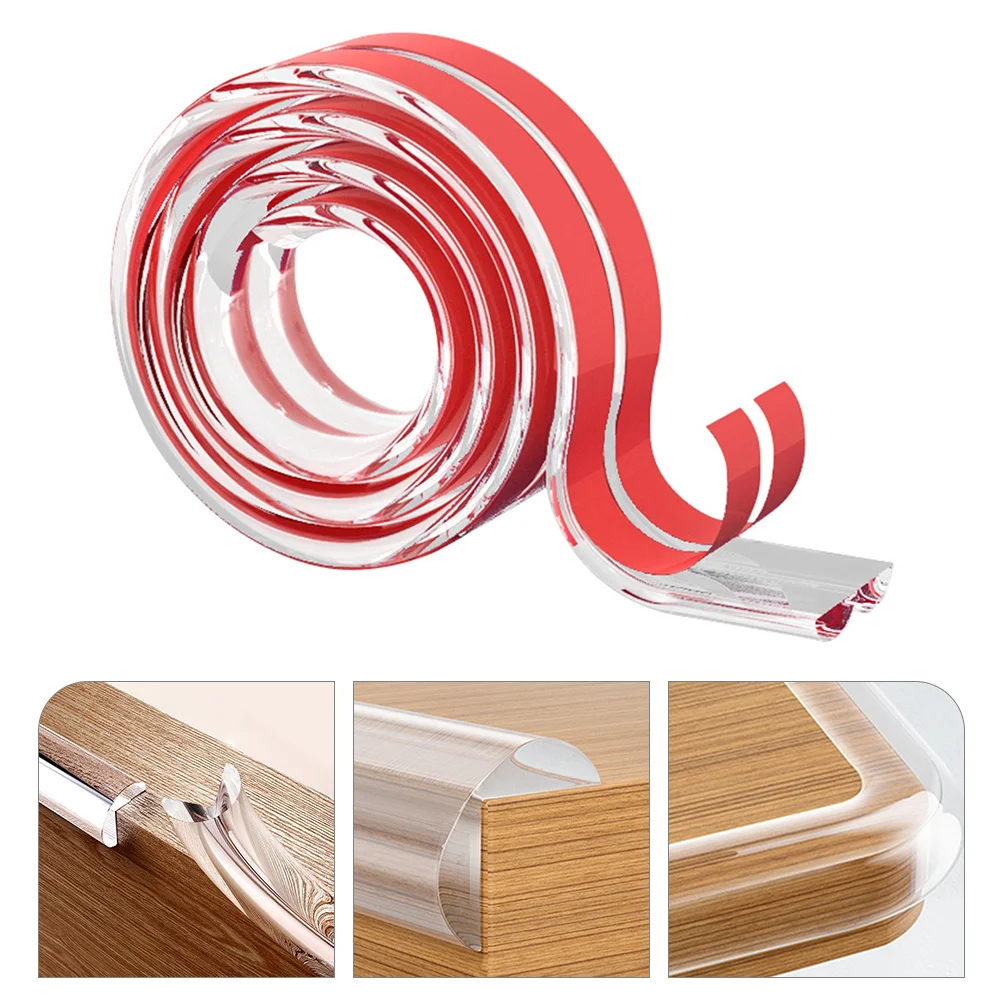 Transparent Bumper Strip Baby Wall Edges Protectors Table Guard Proofing Clear Corner Guards Bumpers