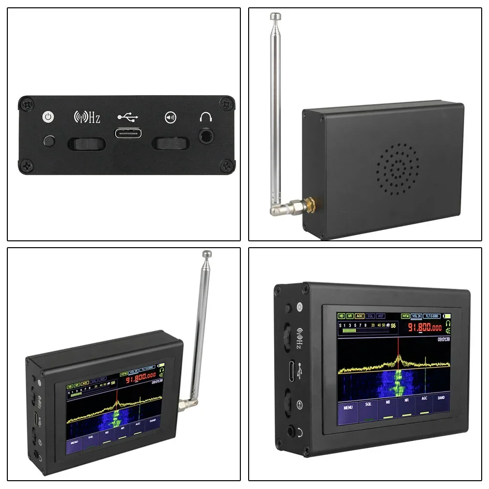 Touch Screen Malachite Receiver Receiver Enjoy Clear Sound Quality with Equalizer and Noise Suppressor Functions