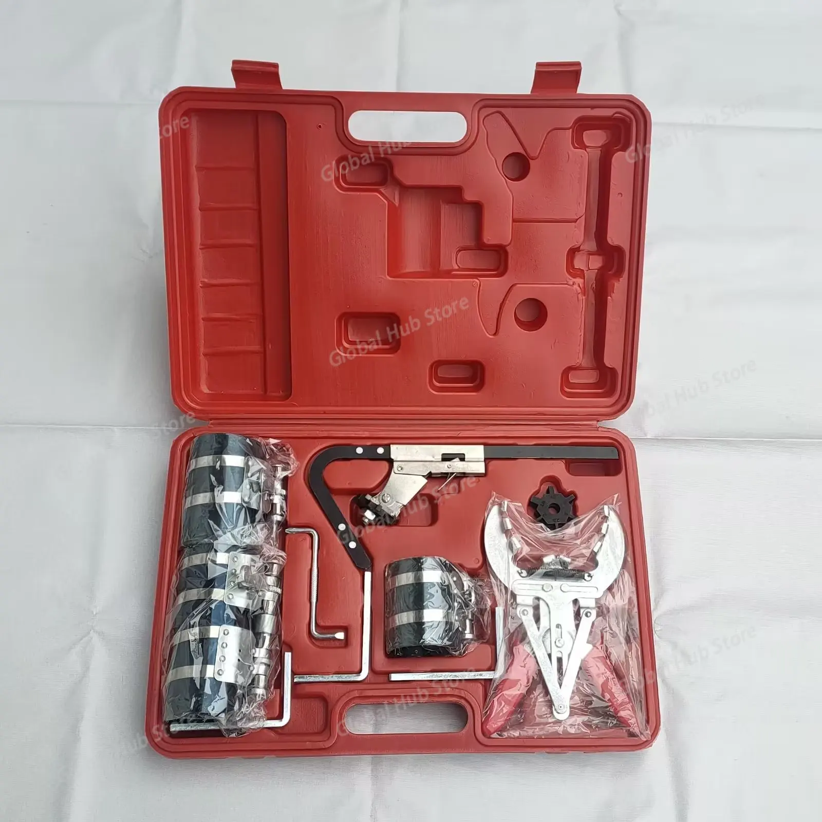 

Car Piston Ring Compressor Piston Ring Service Tool Set Auto Engine Motor Cleaning Piston Ring Expander Compressor Tool Set