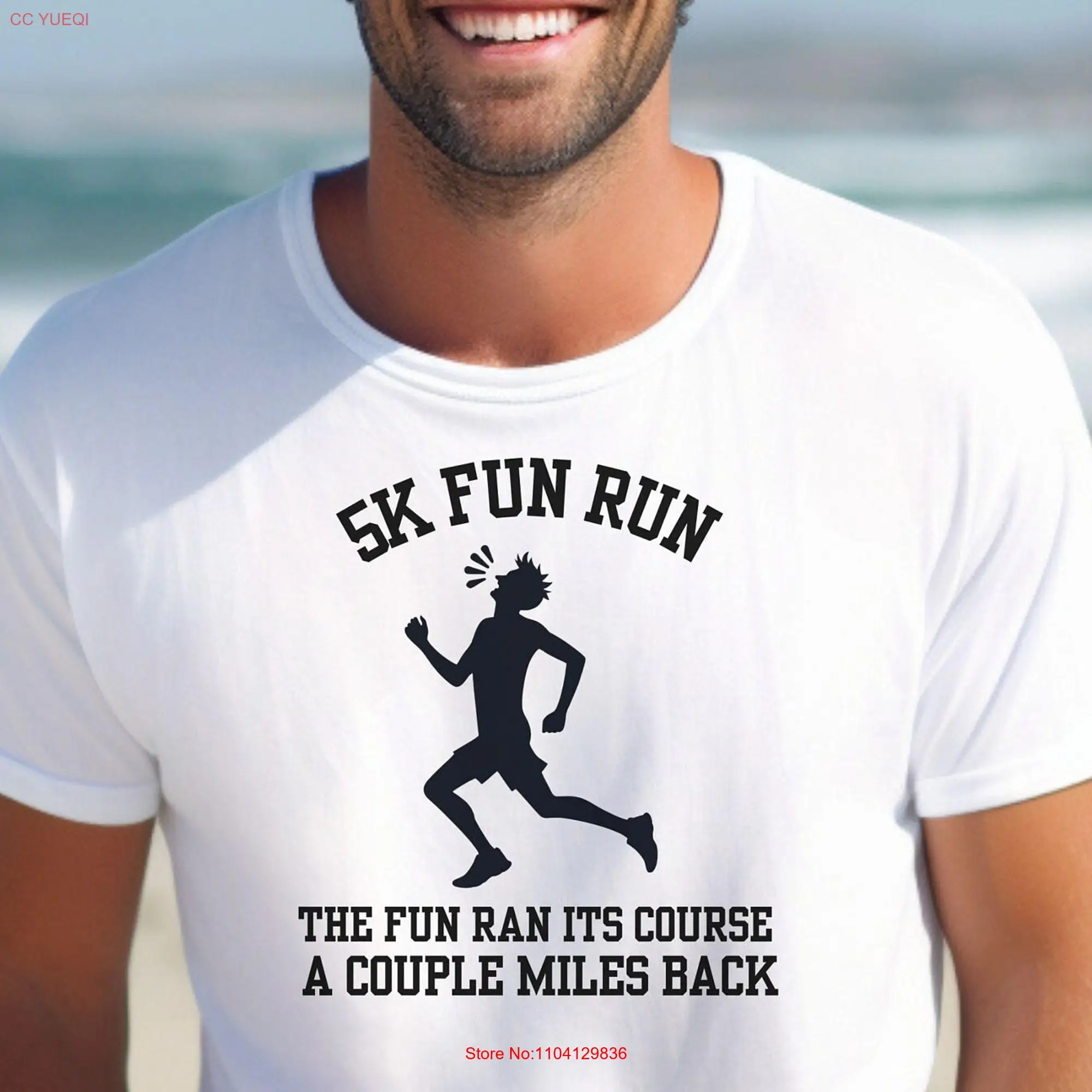 Funny 5K T Shirt Runner Fun Run Running Club Off The Couch Motivational Jogger long or short sleeves