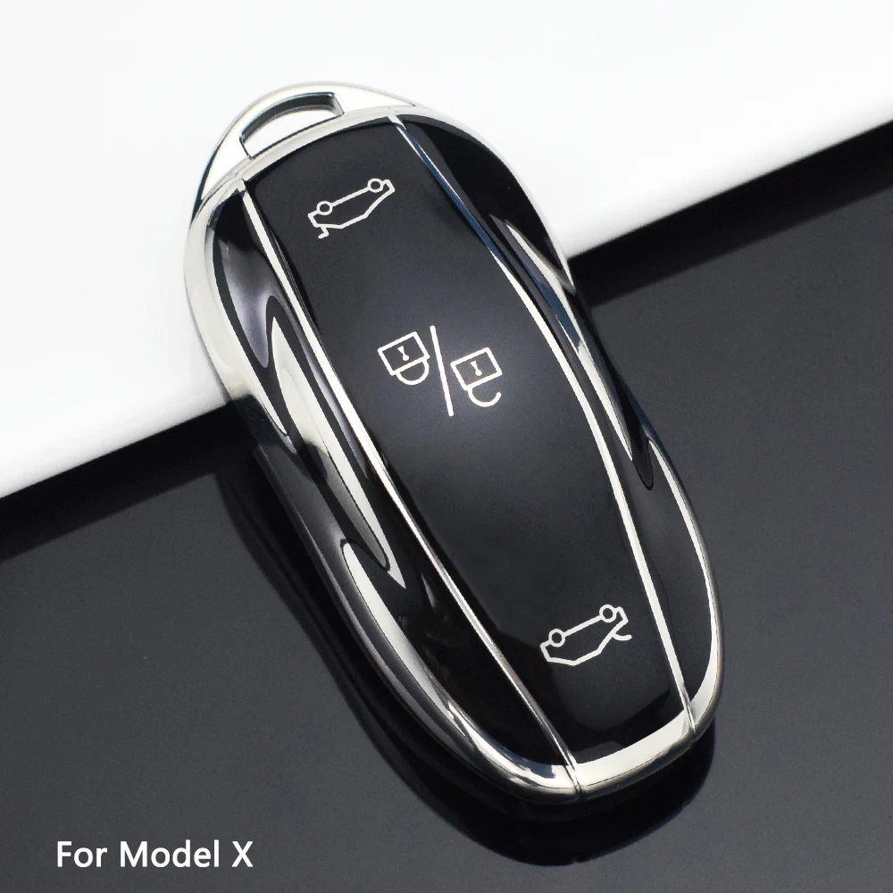 Funda protectora de TPU suave premium para llave inteligente de Tesla Model 3, Model Y, Model S, Model X, accesorios para llavero.