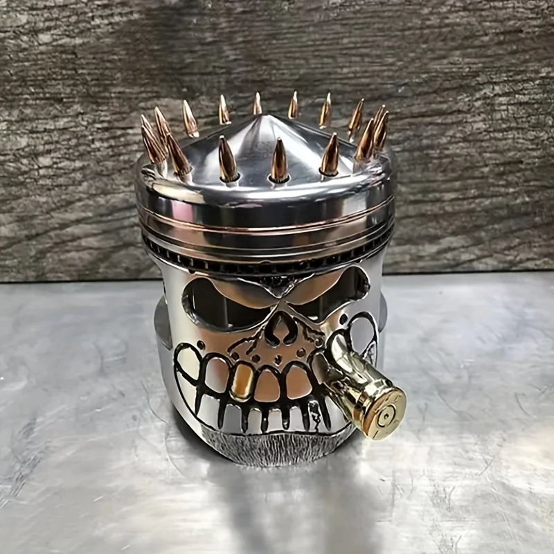 Ornaments - Intricately Designed Pistons, Skulls, Facial Sculptures, Resin Gears - Perfect for Spooky Halloween Celebrations, Fe