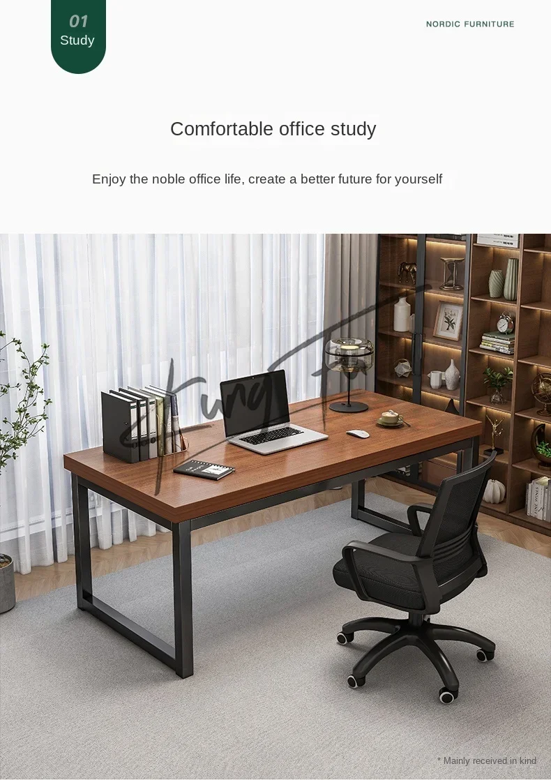 Scrivania semplice semplice e moderna scrivania singola