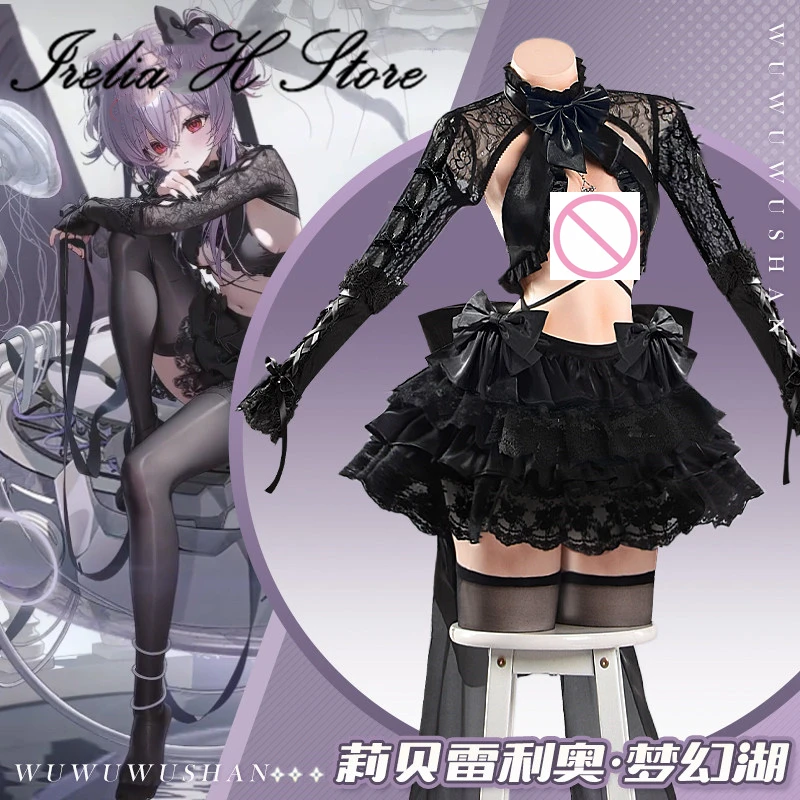 

Irelia H Store Liberalio Dresses Black Cosplay Costume for women sexy dress Halloween