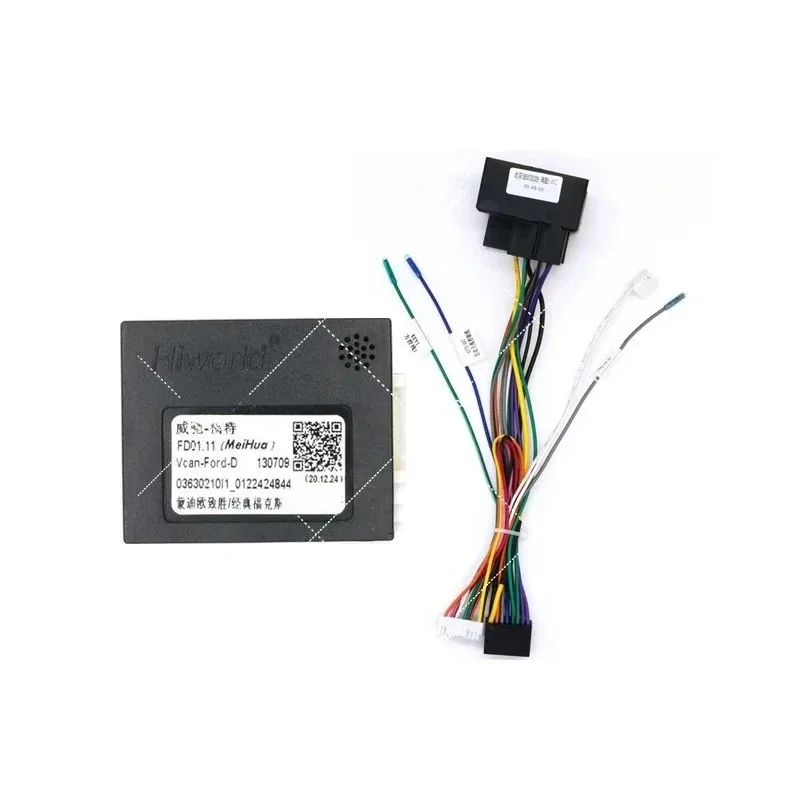 For FORD Mondeo / Fiesta / Focus / S-MAX Android Car Radio Canbus Box Decoder Wiring Harness Adapter Power Cable FD01/FD02