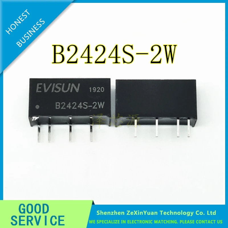 5 قطعة/10 قطعة/20 قطعة B2424S-2WR3 B2424S-2WR2 B2424S SIP-4 24 فولت إلى 24 فولت 2 واط B2424S-2W وحدة الطاقة المعزولة