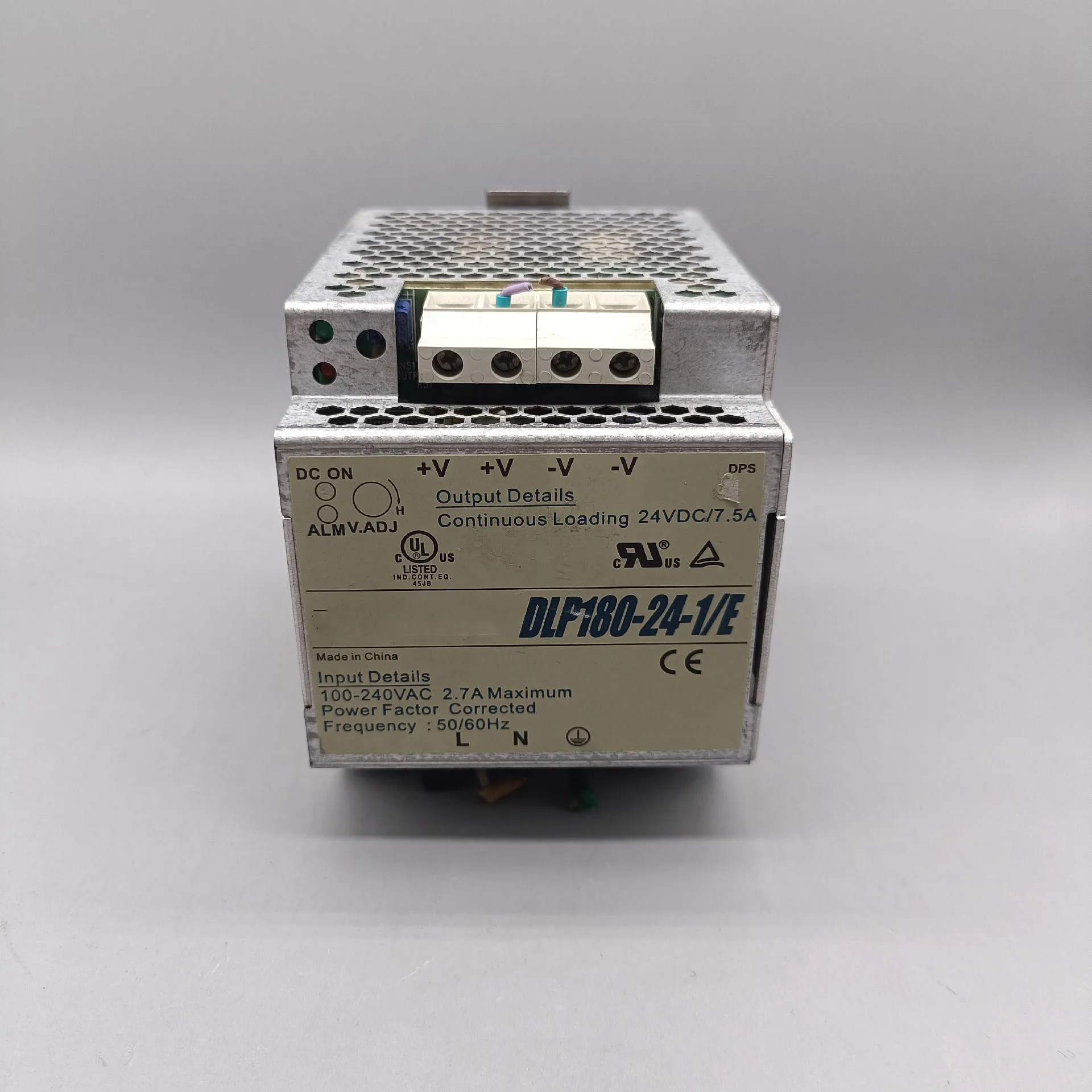 Módulo de potência montado em trilho DLP180-24-1/E DLP180-24-1/E saída 24VDC 7,5A