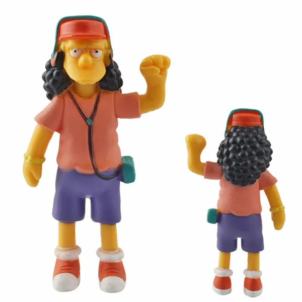 14pcs Simpsons Cartoon Action Figures Toys Funny Homer Marge Bart Mini Figurines Pvc Doll Model Children Toy