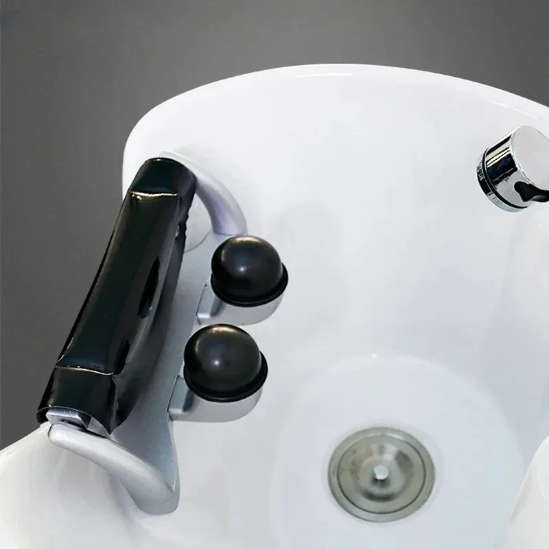 الكبار شامبو سبا غرفة كرسي الجمال غسل الشعر صالون كرسي مستقر لمصفف الشعر المياه النفاثة الشعر سبا كرسي صالون الأثاث #4