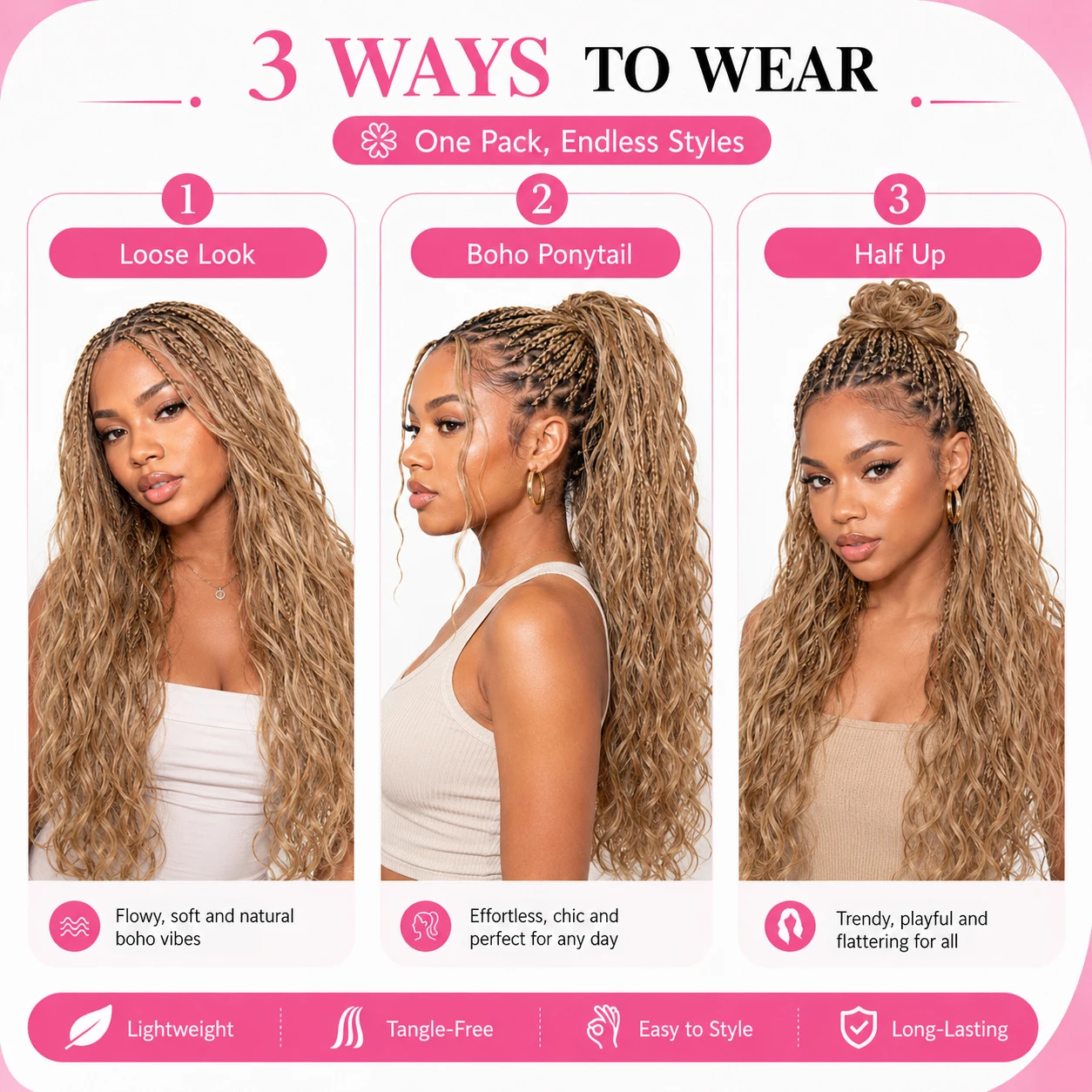 Extension per capelli umani a - Braided Line recensione e prezzo