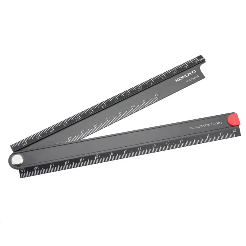 0-300MM 1MM foldable, aluminum alloy folding ruler, angle ruler, modeling ruler, portable