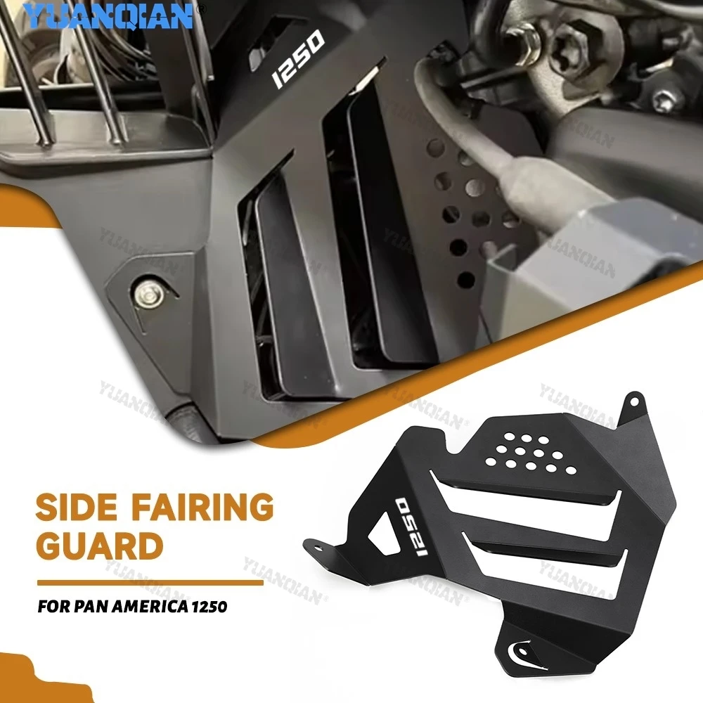 

For Pan America PA1250 RA1250 1250S Spotrter Special Sportster 2021-2026 Motorcycle Coil Guard Aluminum Left Side Fairing Guard
