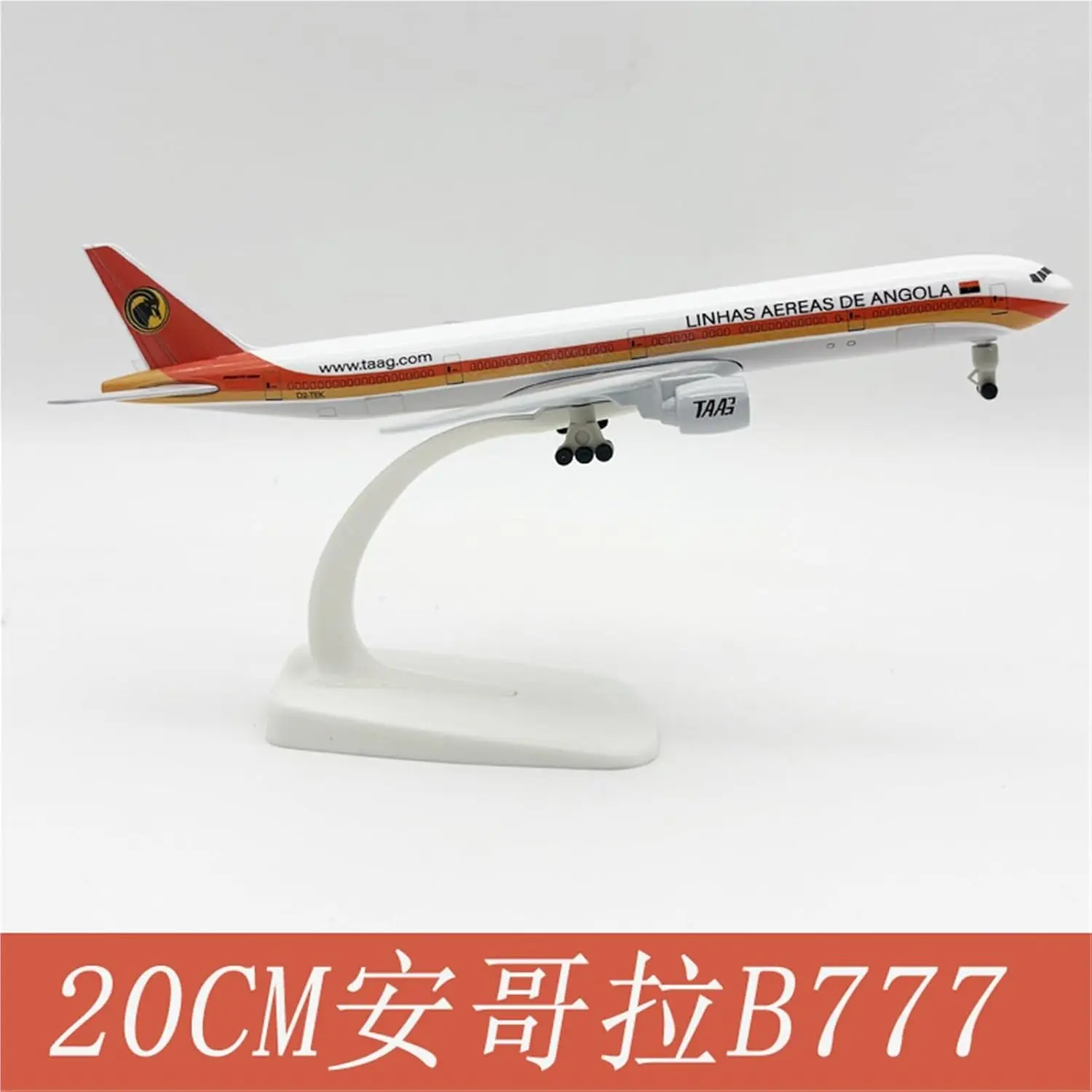 

Plane Model for B777 for Angola Aviation Alloy Airplane Model 20CM Desktop Collection Ornament Memorial