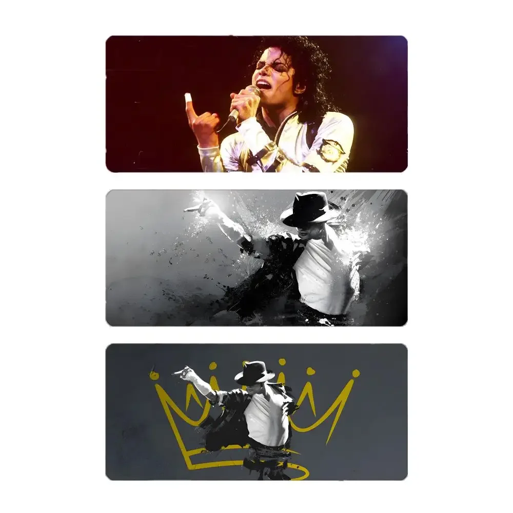 Singer Pop Michael Jackson Mouse Pad Large Gaming Mousepad with Stitched Edges Thickened Desk Mat PC