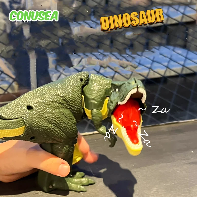 Zazaza Dinosaur Swinging Toy Press zaza Dinosaurs Anti Stress Figures Toys Dino Simulation Animals Model Toys for Children Kids