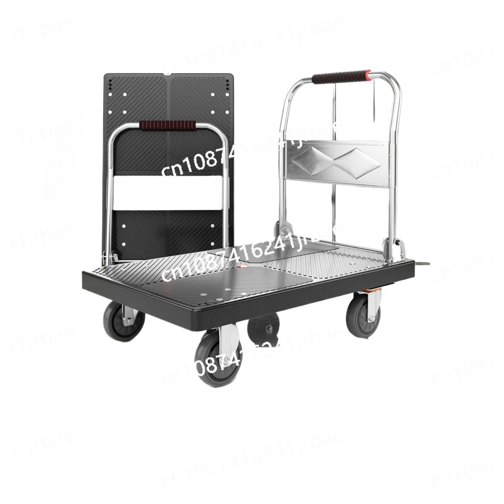 

trolley pulling goods, hand-pulled truck, hand-pulled trailer folding large, light household, silent