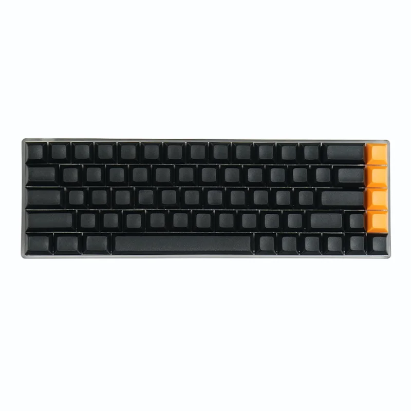 Npkc dsa teclas em branco ansi pbt conjunto de teclas personalizadas retrô para teclado mecânico cereja mx switch gh60 xd/gk64