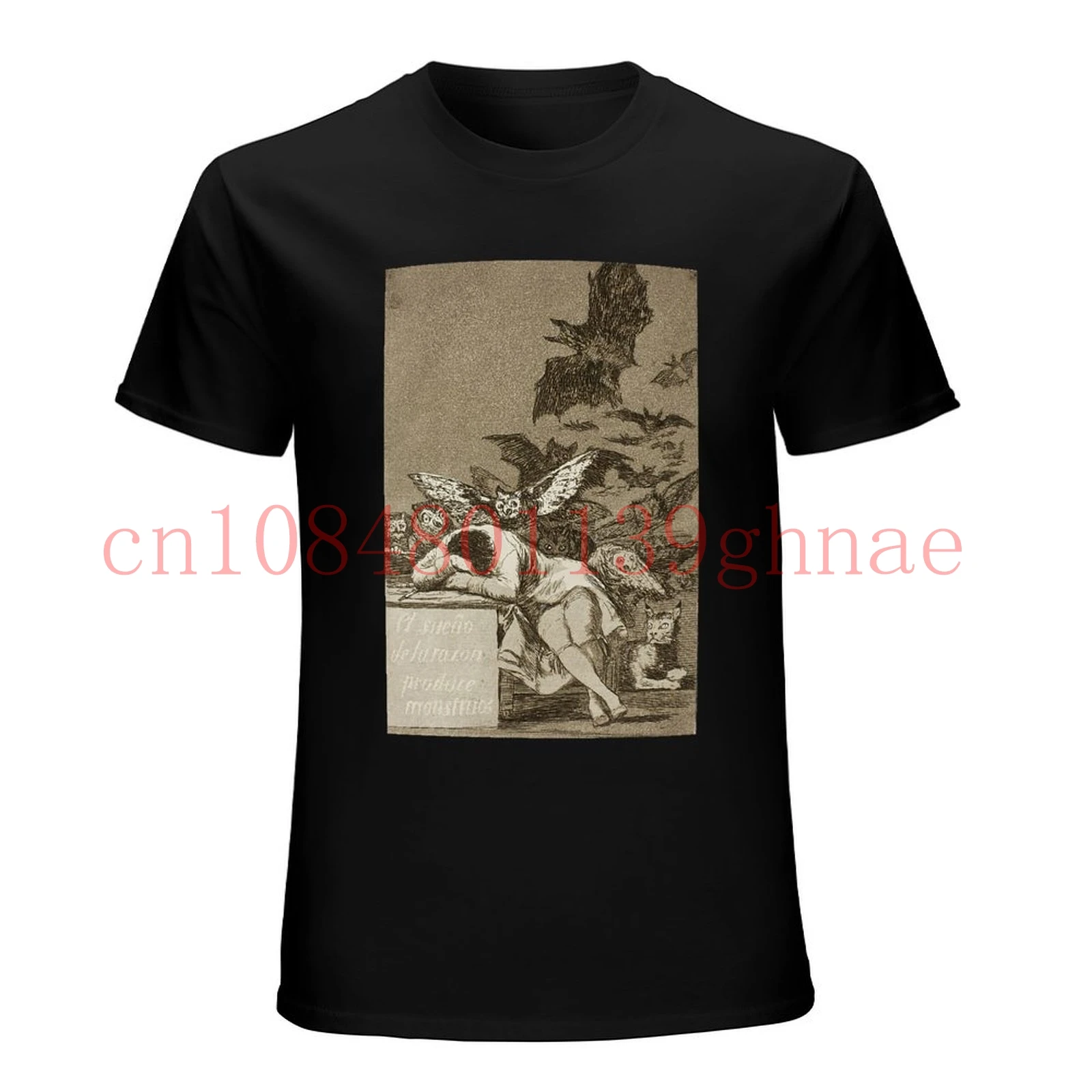 Goya T Shirt The Sleep Of Reason Produces Monsters Fine Art Old Masters T Shirt