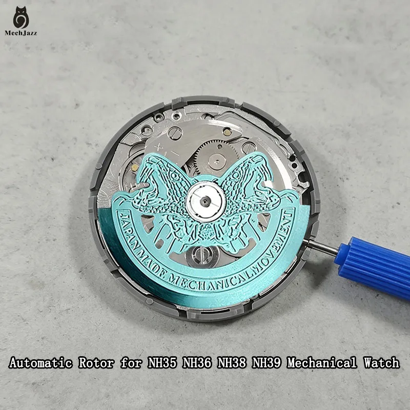 NH35 Oscillating Weight Rotor, High‑Quality Metal Rotor, Compatible with NH35, NH36, NH38, 4R Movements, Replacement Parts