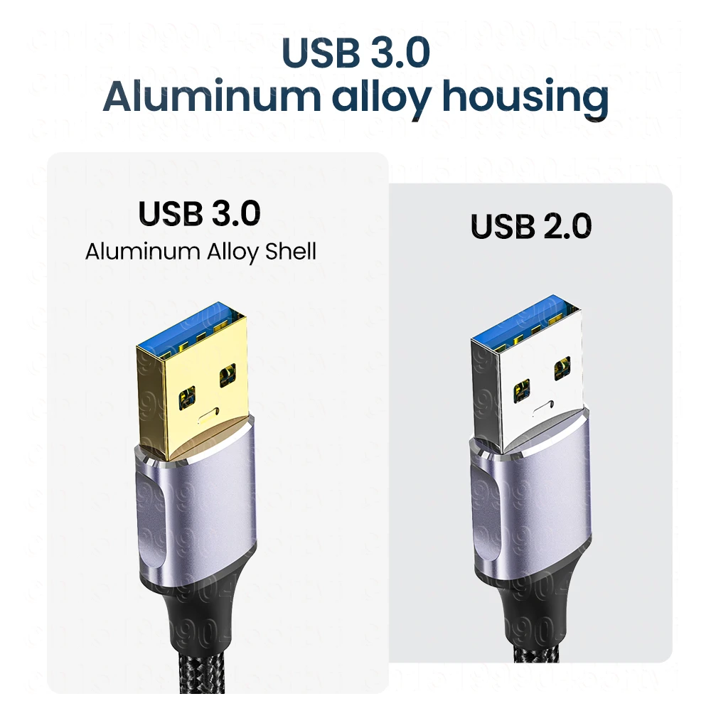 USB 3.0 Extension Cable Male to Female for Smart Laptop PC TV Xbox One SSD USB3.0 2.0 Extender Cord Fast Speed Data Cable 2/3m