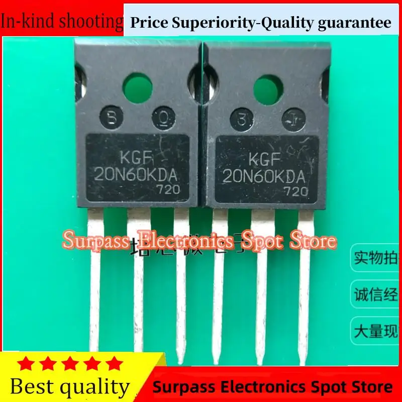 50PCS-100PCS  KGF20N60KDA  TO-247IGBT 20A 600V  Price Superiority-Quality guarantee