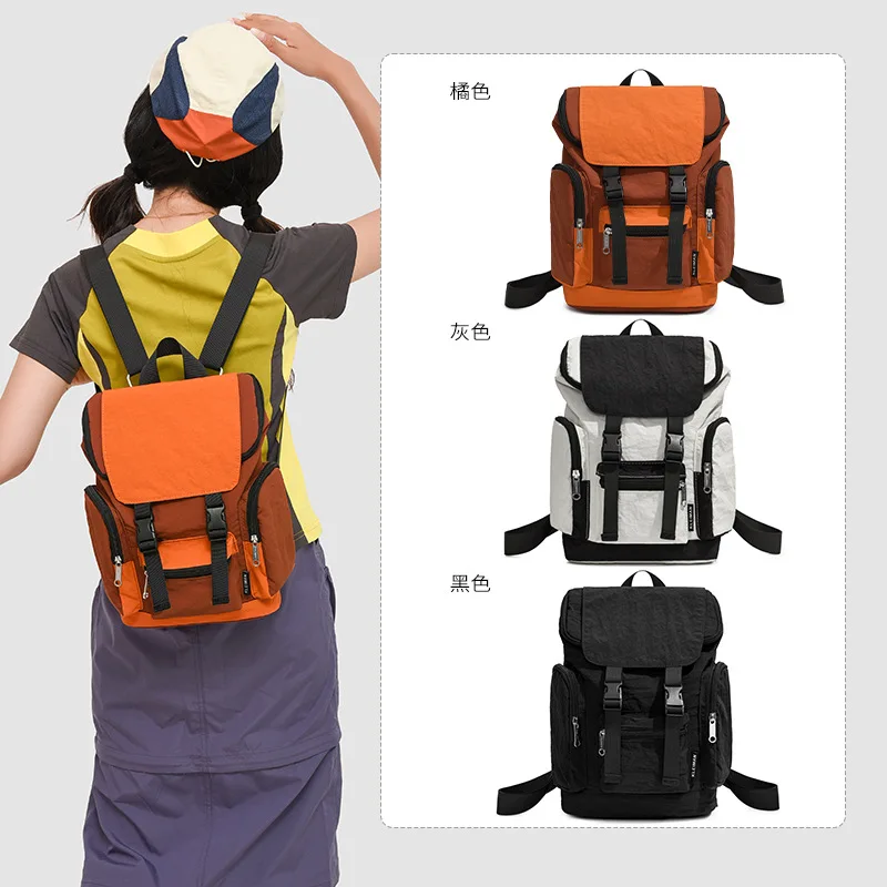 

2025 Trendy Backpack for Men & Women, Large Capacity Rucksack, Waterproof Hiking Bag, Sporty Travel Daypack