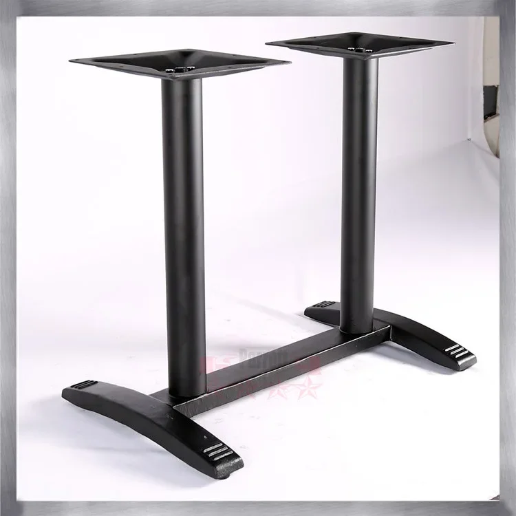Double column I-shaped table foot cast iron table foot  accessories center supply restaurant table bracket